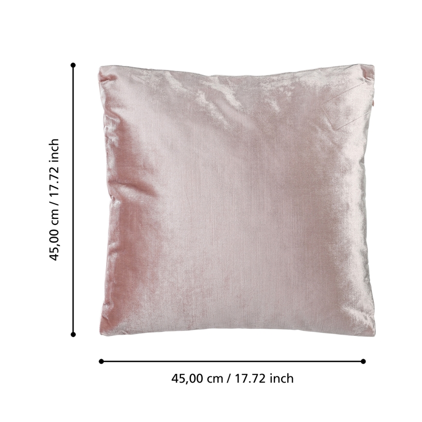 Eglo 420268 - Dekorativni jastuk SINGU 45x45 cm ružičasti
