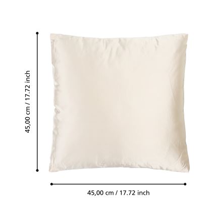 Eglo 420272 - Dekorativni jastuk KYONAN 45x45 cm krem