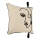 Eglo 420329 - Dekorativni jastuk CHEVERY 45x45 cm krem/crna