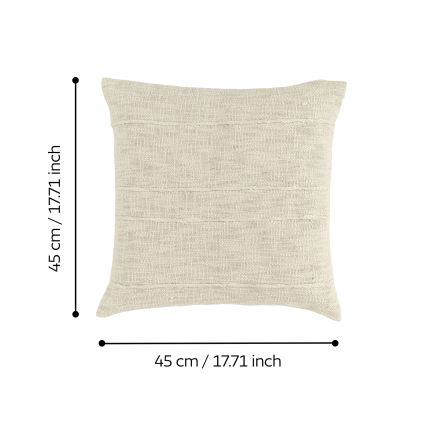 Eglo 420335 - Dekorativni jastuk SHILABO 45x45 cm bež