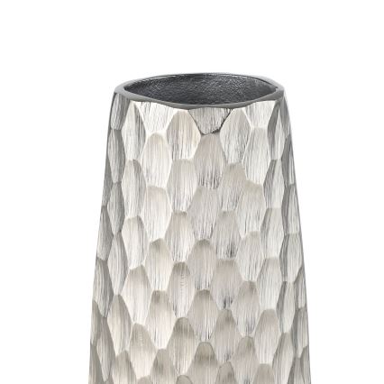Eglo - Metalna vaza 31x12 cm srebrna