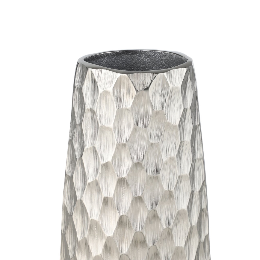Eglo - Metalna vaza 31x12 cm srebrna