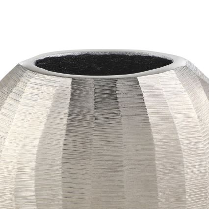 Eglo - Metalna vaza 13x15 cm srebrna