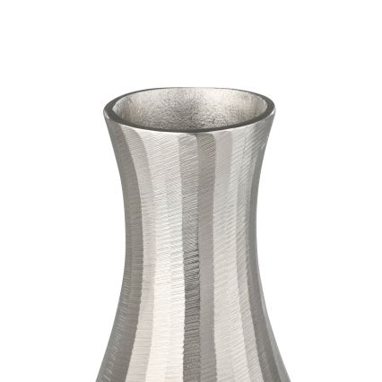 Eglo - Metalna vaza 28,5x13 cm srebrna