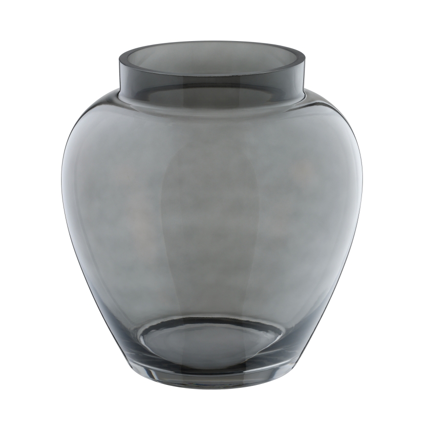 Eglo 421211 - Staklena vaza ASINDRO 23,5x22 cm crna/dimna