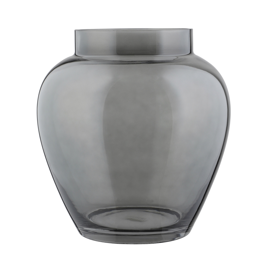 Eglo 421211 - Staklena vaza ASINDRO 23,5x22 cm crna/dimna