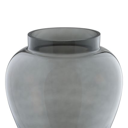 Eglo 421211 - Staklena vaza ASINDRO 23,5x22 cm crna/dimna
