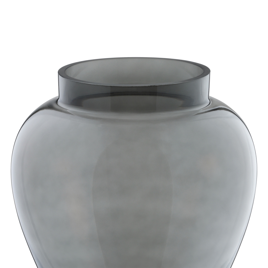 Eglo 421211 - Staklena vaza ASINDRO 23,5x22 cm crna/dimna