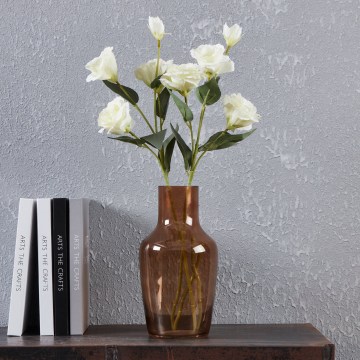 Eglo 421224 - Staklena vaza SIRANANA 25x13,3 cm smeđa/zadimljena