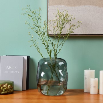 Eglo 421239 - Staklena vaza MAROSAVA 23x20 cm crna/zadimljena