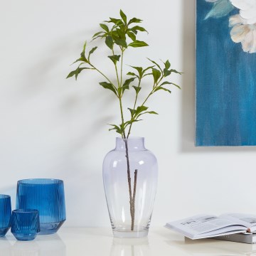 Eglo 421356 - Staklena vaza KENYASI 27x15,5 cm ljubičasta