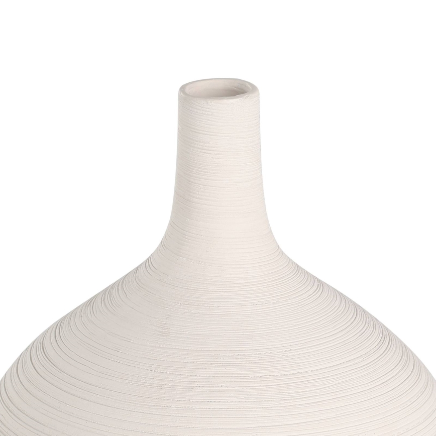 Eglo - Keramička vaza 22x16 cm bijela/zlatna