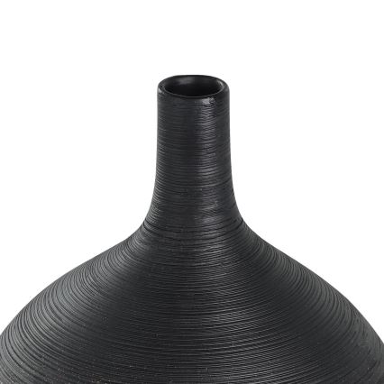 Eglo - Keramička vaza 22x16 cm crna/zlatna