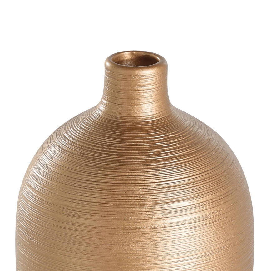 Eglo - Keramička vaza 28x15 cm bijela/zlatna