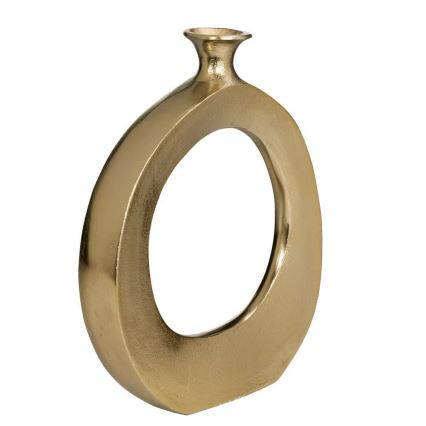 Eglo - Metalna vaza 30x25,5 cm zlatna