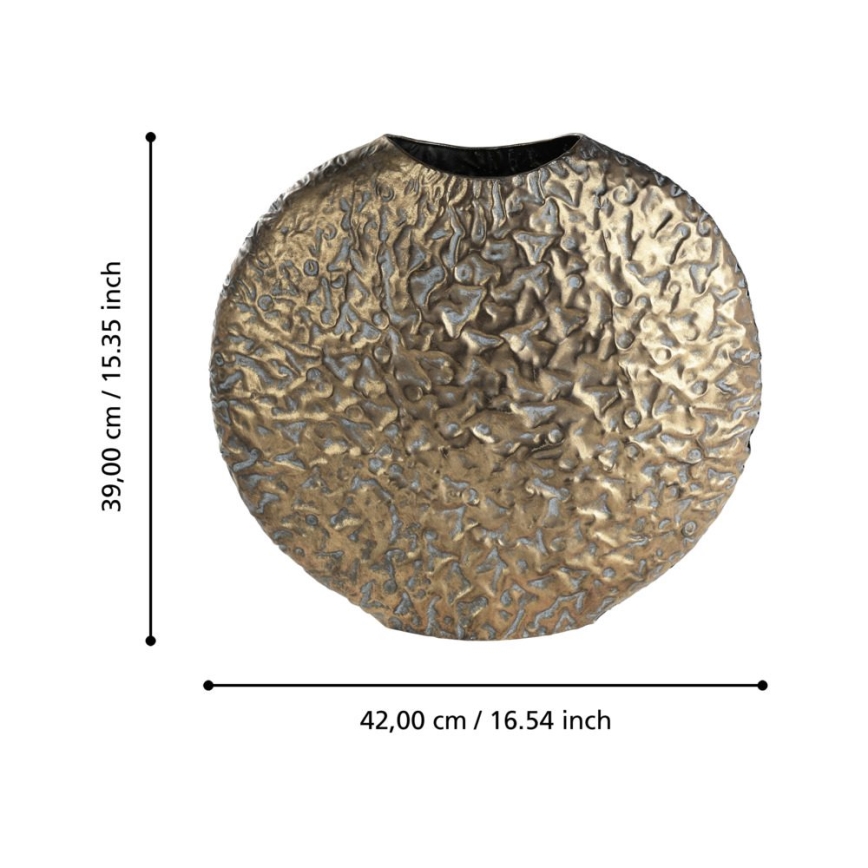 Eglo 421637 - Metalna vaza LENGGENG 39x42 cm brončana