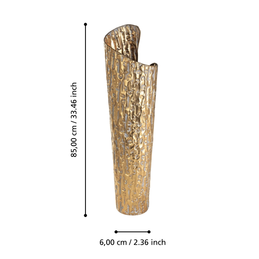 Eglo 421643 - Metalna vaza LENGGENG 85x60 cm zlatna