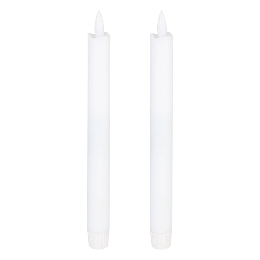 Eglo - SET 2x LED Svijeća LED/1xAAA 24,5 cm bijela