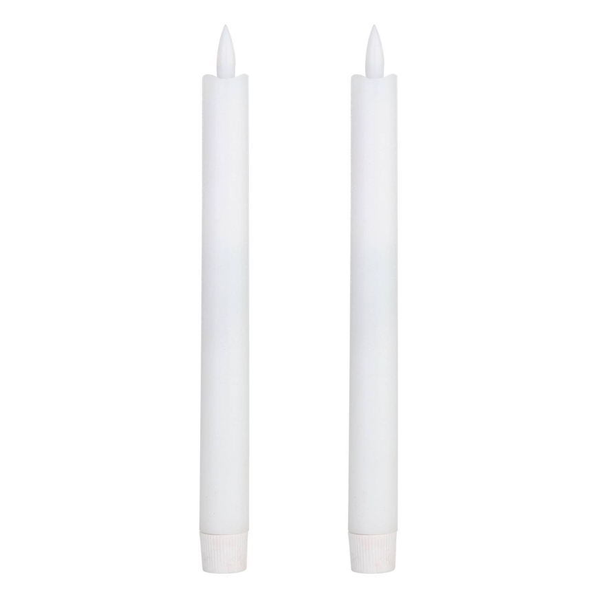 Eglo - SET 2x LED Svijeća LED/1xAAA 24,5 cm bijela