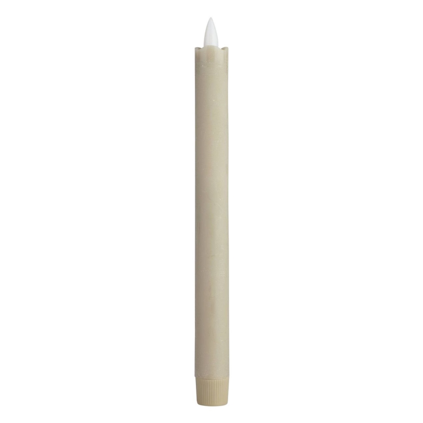 Eglo - SET 2x LED Svijeća LED/1xAAA 24,5 cm bež