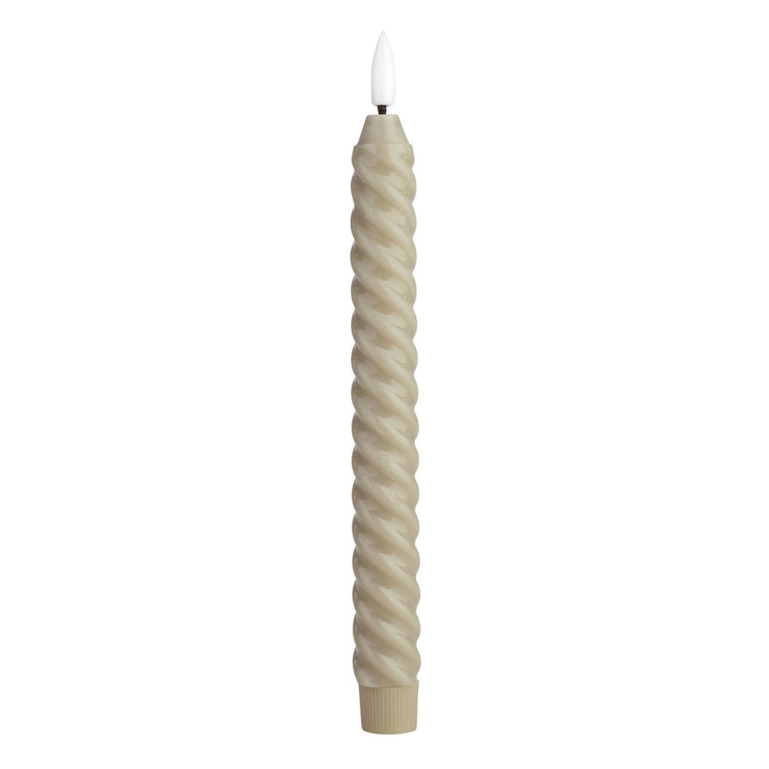 Eglo - SET 2x LED Svijeća LED/1xAAA 24,5 cm bež