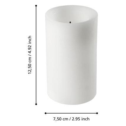 Eglo - LED Svijeća LED/2xAA topla bijela