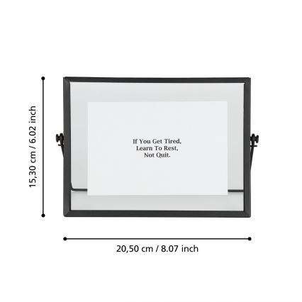 Eglo - Okvir za slike 10x15 cm crna