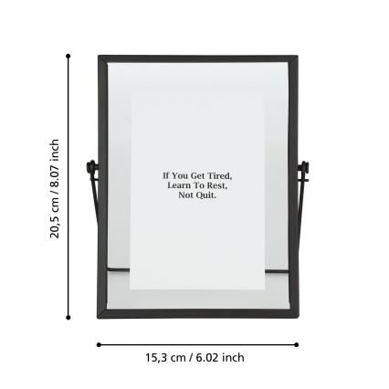 Eglo - Okvir za slike 10x15 cm crna