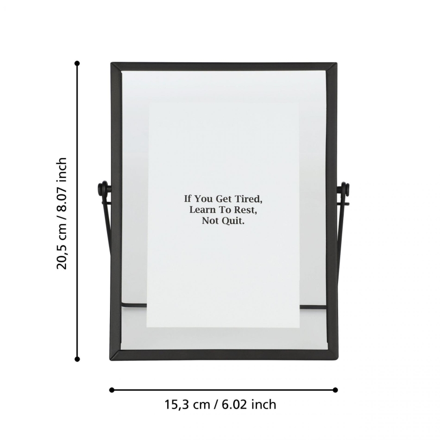 Eglo - Okvir za slike 10x15 cm crna