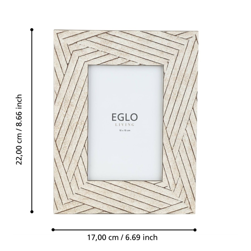 Eglo - Okvir za slike 10x15 cm bež