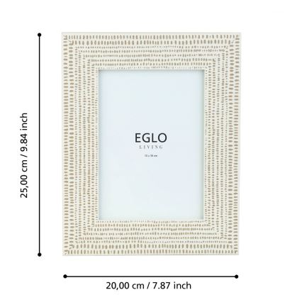 Eglo - Okvir za slike 13x18 cm krem