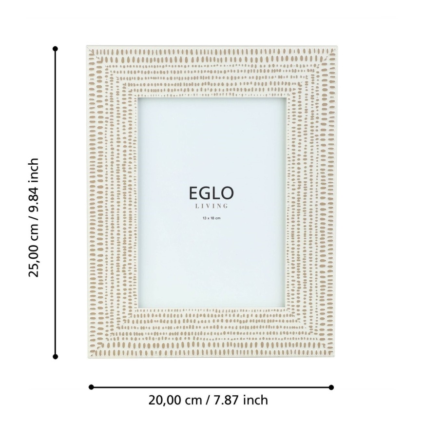 Eglo - Okvir za slike 13x18 cm krem