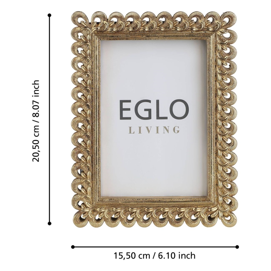 Eglo - Okvir za fotografije 10x15 cm zlatni