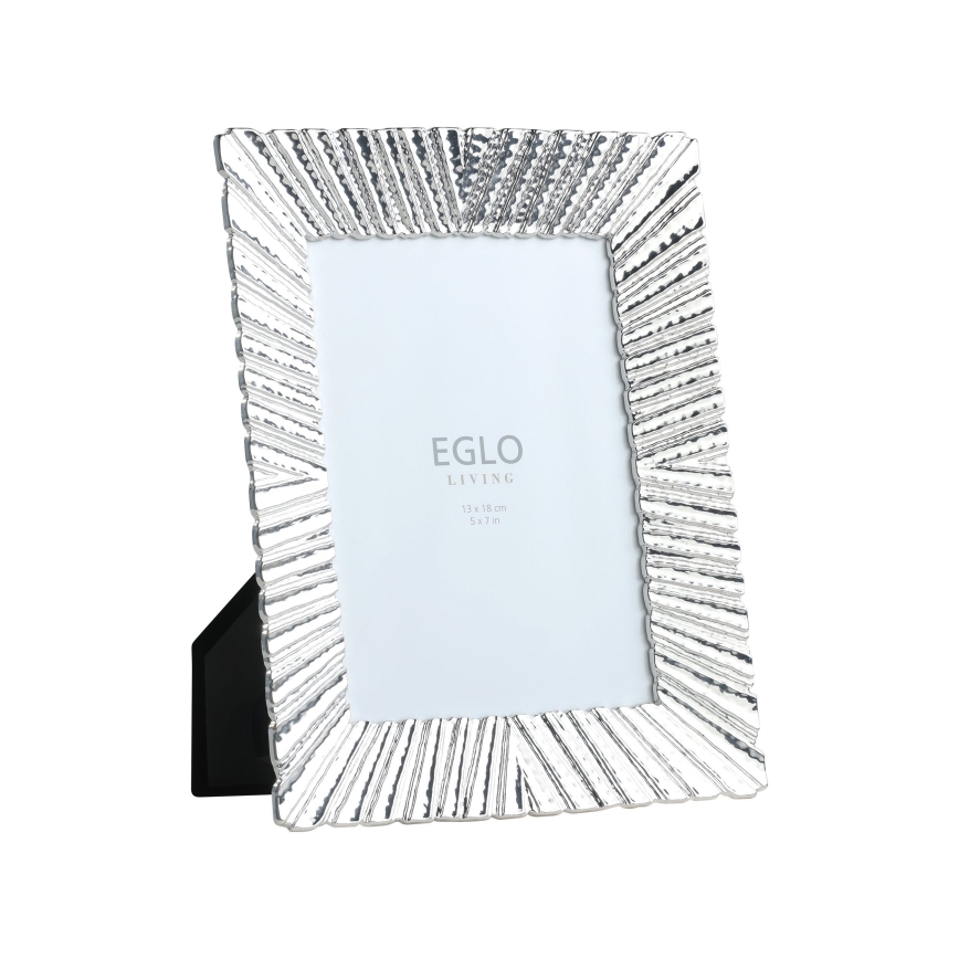 Eglo 423221 - Foto okvir BUGRINO 13x18 cm, srebrne boje