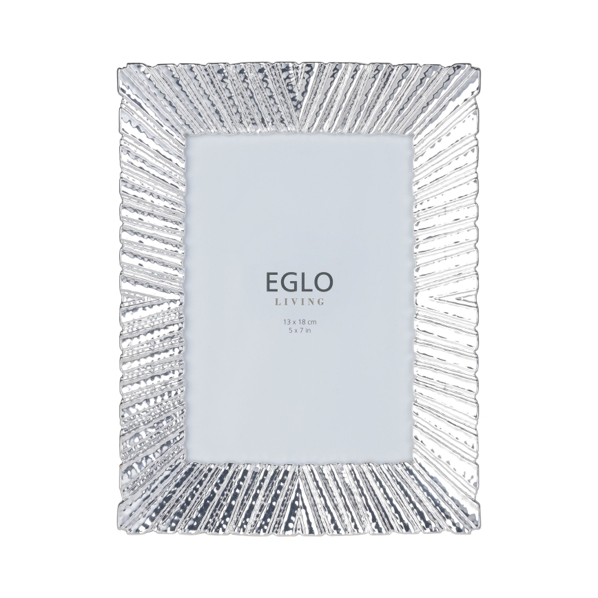 Eglo 423221 - Foto okvir BUGRINO 13x18 cm, srebrne boje