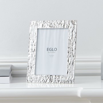 Eglo 423222 - Foto okvir BUGRINO 13x18 cm, srebrne boje