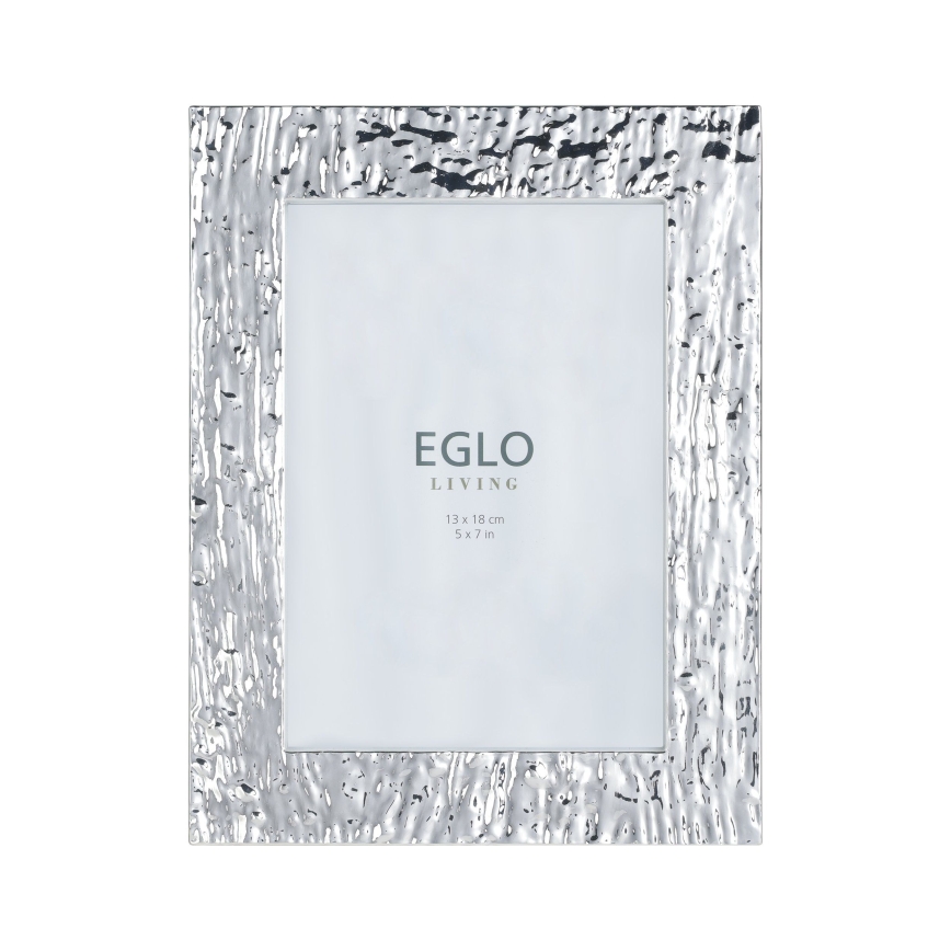 Eglo 423222 - Foto okvir BUGRINO 13x18 cm, srebrne boje