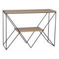 Eglo 424016 - Pristavni stol OTAWARA 77x106 cm smeđa/crna