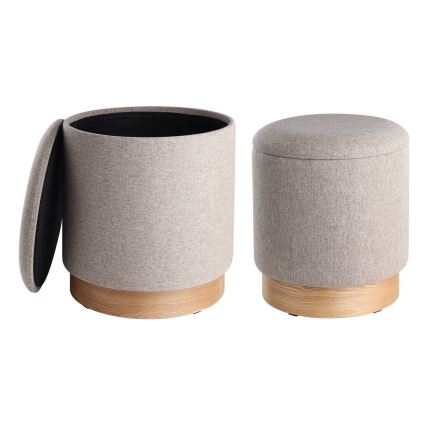 Eglo - SET 2x Tabure pr. 30,5/37 cm smeđa