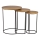 Eglo 424053 - SET od 3 stolića TOWADA smeđi/crni