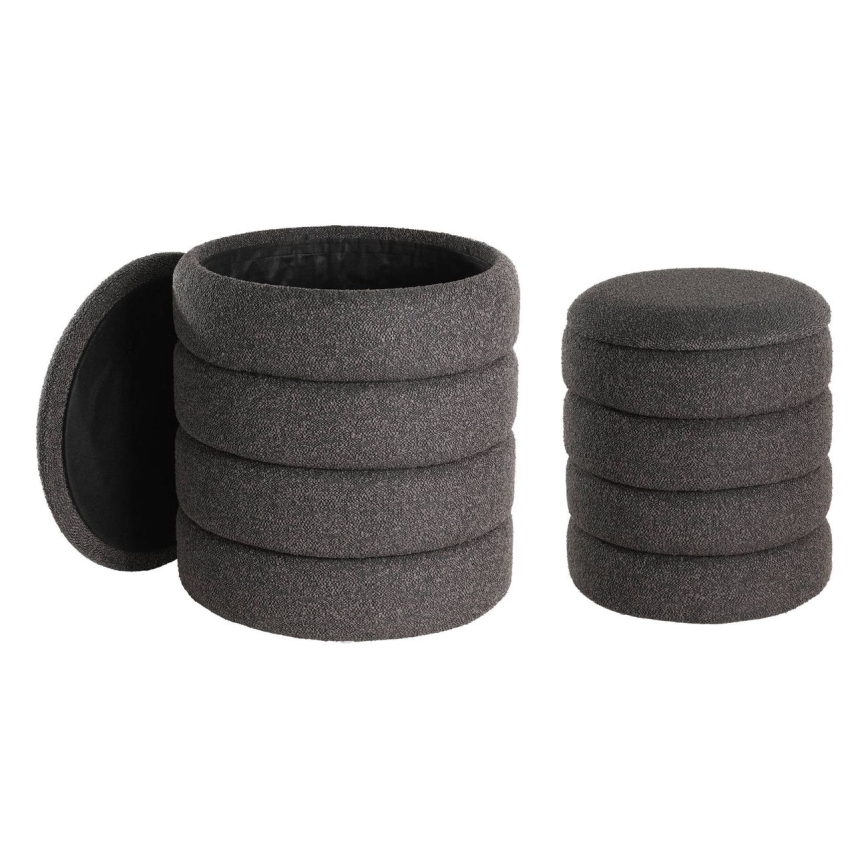 Eglo - SET 2x Tabure pr. 33,5/40 cm crna