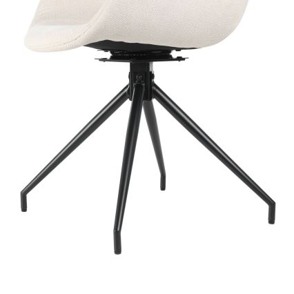 Eglo - Blagovaonska stolica 82x58 cm krem/crna