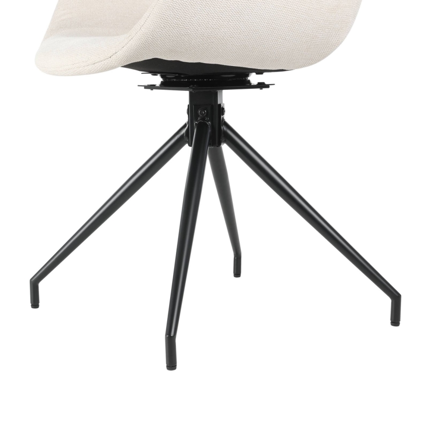 Eglo - Blagovaonska stolica 82x58 cm krem/crna