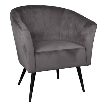 Eglo 424946 - Fotelja AMPAHA 78x70 cm siva