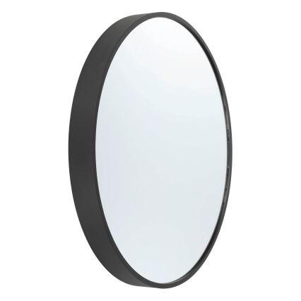 Eglo - Zidno ogledalo promjera 40 cm crne boje