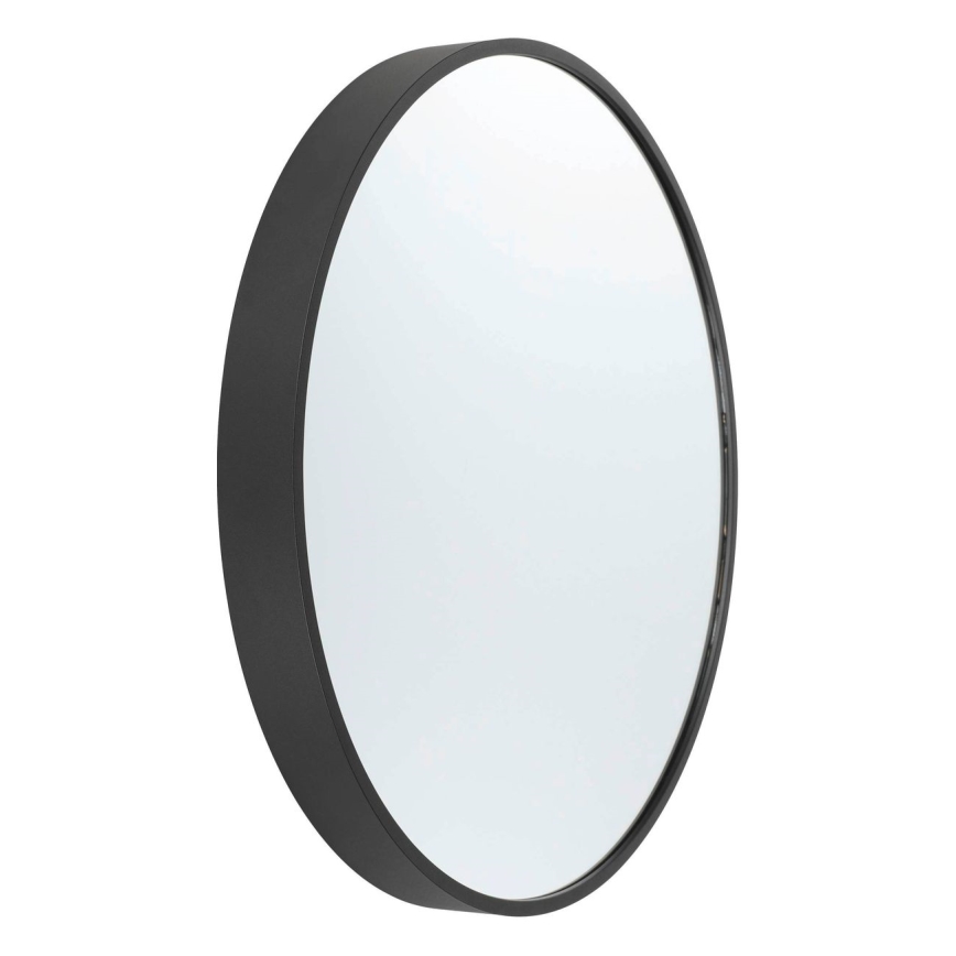 Eglo - Zidno ogledalo promjera 40 cm crne boje