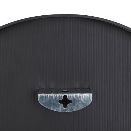 Eglo - Zidno ogledalo promjera 40 cm crne boje