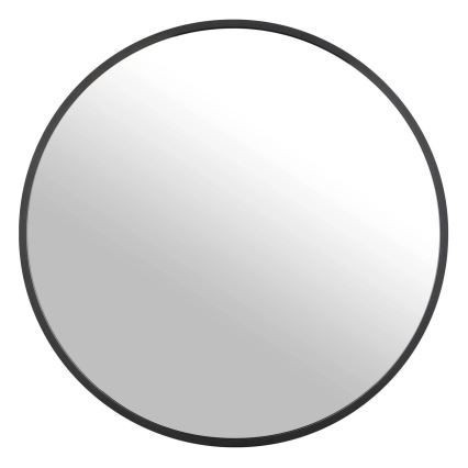 Eglo - Zidno ogledalo promjera 40 cm crne boje