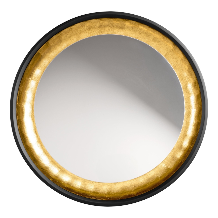 Eglo 425062 - Zidno ogledalo BONTANG promjera 90 cm, crno/zlatno