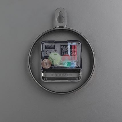 Eglo - Zidni sat 1xAA pr. 30 cm crna